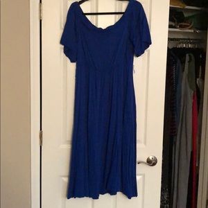 Eloquii off the shoulder dress